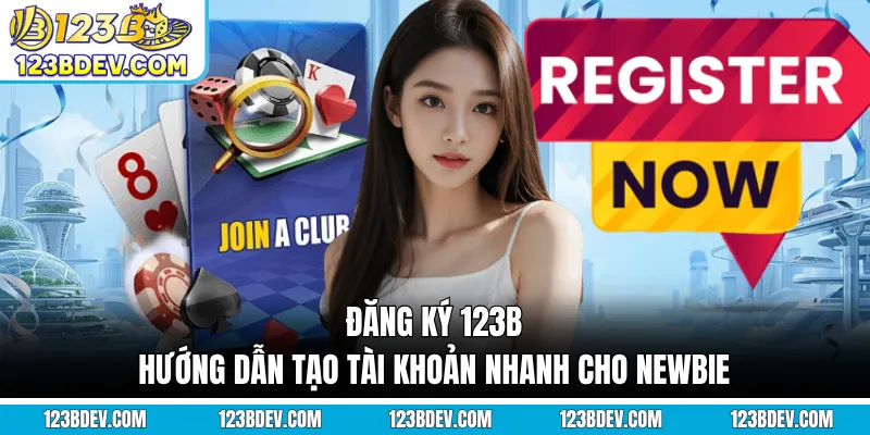 Đăng Ký 123B - Hướng Dẫn Tạo Tài Khoản Nhanh Cho Newbie