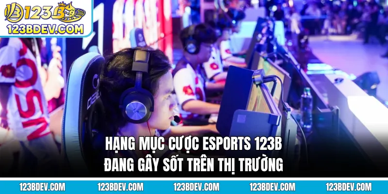 Hạng mục cược Esports 123B đang gây sốt trên thị trường