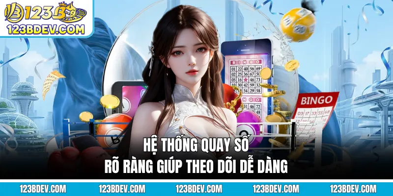 Hệ thống quay số rõ ràng giúp theo dõi dễ dàng
